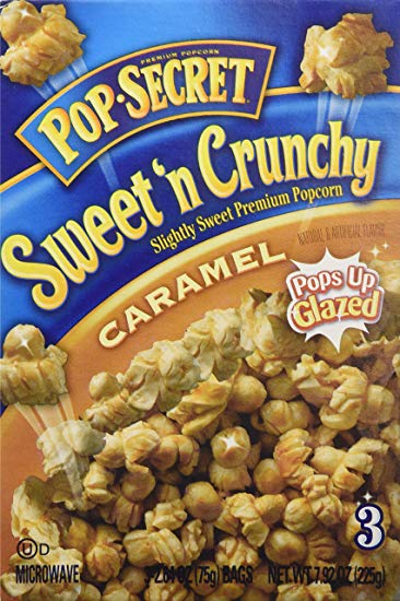 Pop-Secret Sweet 'N Crunchy Caramel Popcorn, 3 Bag Count/Box