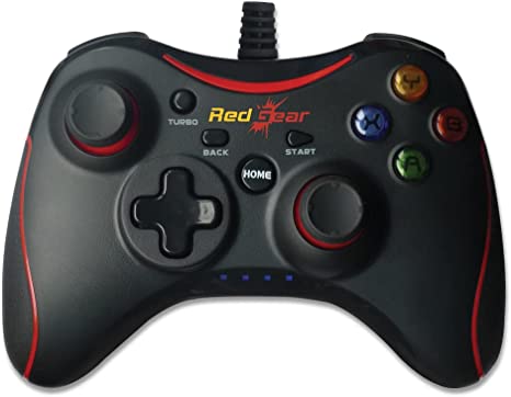 Redgear Smartline Wired Gamepad Plug and Play Support for All PC Games Supports Windows 7/8 / 8.1/10