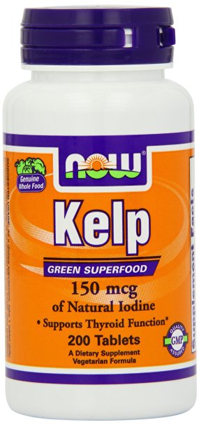 Now Foods Kelp, 150mcg of Natural Iodine, 200 Tablets