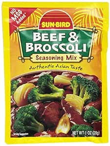Sun-Bird BEEF & BROCCOLI Asian Seasoning Mix 1oz (10-pack)