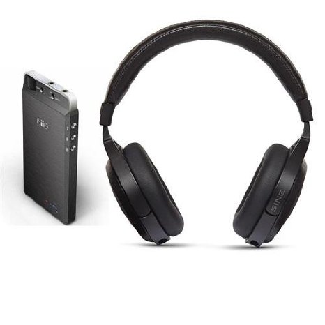 AUDEZE SINE On-Ear Closed-Back Headphones with Standard Audio Cable and Built-in Mic - Bundle With FiiO E18 Kunlun Android Phone USB DAC & AMP