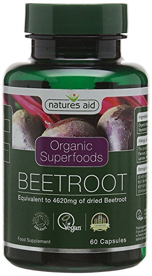 Natures Aid Org Beetroot Extract 4620mg 60 capsule (Pack of 2)