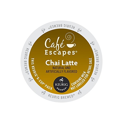 Cafe Escapes * CHAI LATTE * 48 K-Cups for Keurig Brewers