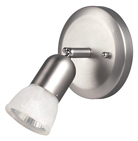 CANARM LTD. ICW356A01BPT10 James 1 Bulb Ceiling/Wall Light, Brushed Pewter
