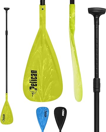 Pelican Sport - Vortex Adjustable SUP Paddle – 70 to 87 in – PS1113-1 - Stand Up Paddle Board Fiberglass Reinforced Blades