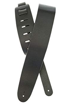 Planet Waves Classic Leather Guitar Strap, Black