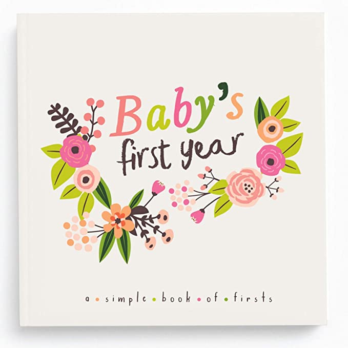 Lucy Darling Baby's First Year Memory Book: A Simple Book of Firsts - Little Artist Baby Journal - Baby Album