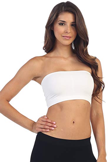 Kurve Premium Tube Top with Removable Pad, UV Protective Fabric UPF 50  (Made with Love in The USA)