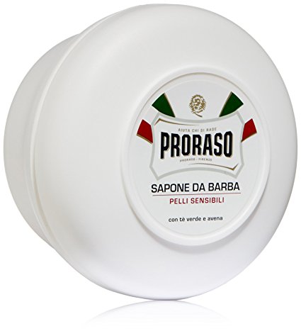 Proraso Shaving Soap in a Bowl, Sensitive Skin, 5.2 oz (150 ml)