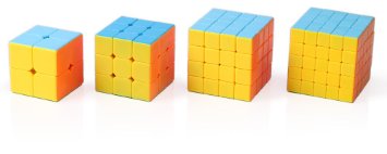 Playwin New Stickerless Cube Puzzle cube,2x2x2,3x3x3,4x4x4,5x5x5 Speed Cube Collectionn