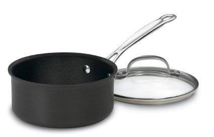 Cuisinart 619-16 Chefs Classic Nonstick Hard-Anodized 1-12-Quart Saucepan with Lid