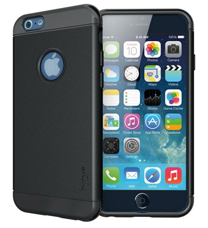 iPhone 6S / 6 Case - TUDIA LITE TPU Bumper Protective Case for Apple iPhone 6S / 6 (Black)
