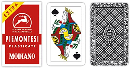Modiano Piemontesi 4 - Regional Playing Cards