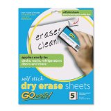 GoWrite Dry Erase Sheets 85x11 White 5 Sheets