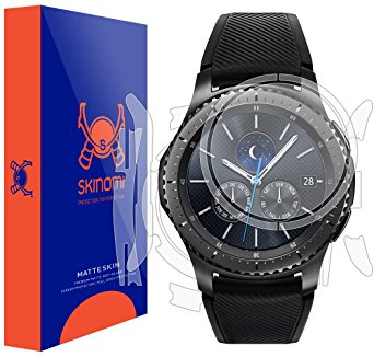 Gear S3 Frontier Screen Protector   Full Body , Skinomi MatteSkin Full Skin Coverage   Screen Protector for Gear S3 Frontier Anti-Glare and Bubble-Free Shield