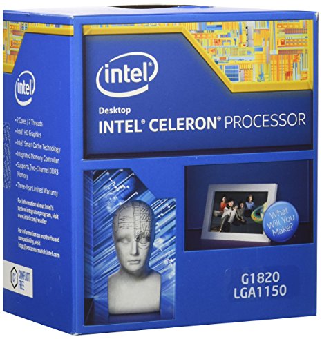 Intel Celeron G1820 Processor 2.7GHz 5.0GT/s 2MB LGA 1150 CPU BX80646G1820