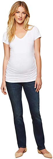 Motherhood Maternity Women's Maternity Indigo Blue Stretch Secret Fit Belly Straight Jean