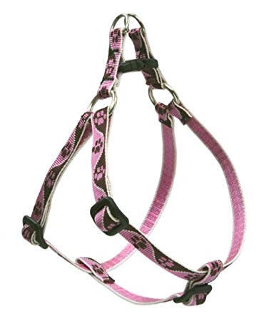 LupinePet Originals 1/2" Tickled Pink Step In Dog Harness