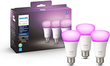 Philips Hue White & Color Ambiance A19 (3 Pack) (562785)