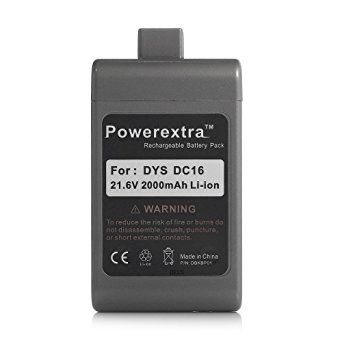 Powerextra 21.6V 2000mAh Li-ion Rechargeable Battery Pack Replacement for Dyson DC16 Root 6 Vacuum Cleaner Animal