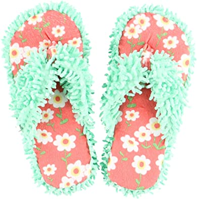 Lazy One Spa Flip-Flop Slippers for Women, Girls' Fuzzy House Slippers