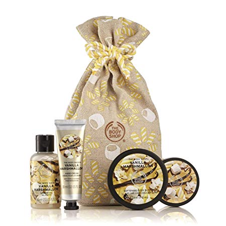 The Body Shop Festive Sack of Vanilla Marshmallow Delights Gift Set