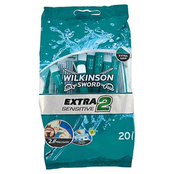 Wilkinson Sword Extra Sensitive Disposables Razors, pack of 20