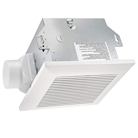 AmazonBasics 3-Inch Bathroom Ventilation Exhaust Fan - 70 CFM, 2 Sone, White