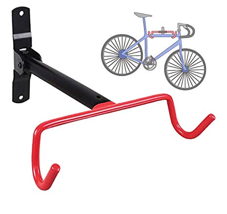 Occoyo Wall Mounted Indoor Bike Storage Rack - Perfect for Road, Mountain, Women's, Kid's, Electric, and Fat tire Bikes!