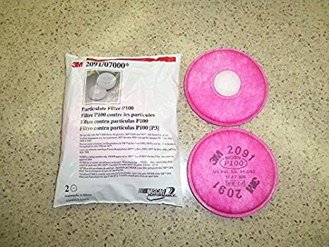 3M 2091 P100 Particulate Filter, 3 Pairs