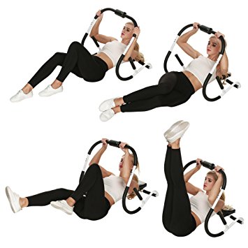 Unisex Adult Ab Trainer, Pagacat Ab Roller Crunch Machine Sturdy Fitness Equipment for Home Use (US Stock)