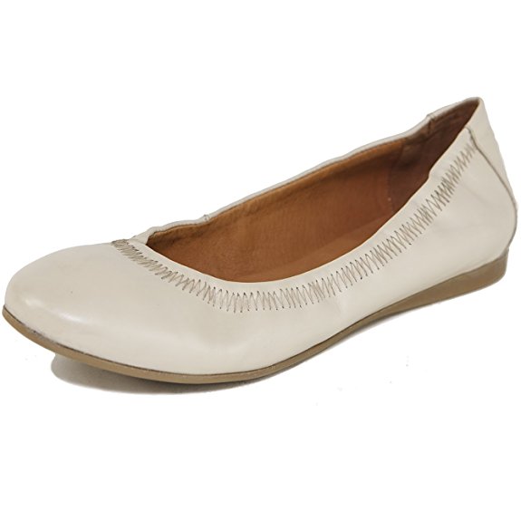 Alpine Swiss Women's Vera Ballet Flats European Made Leather Shoes