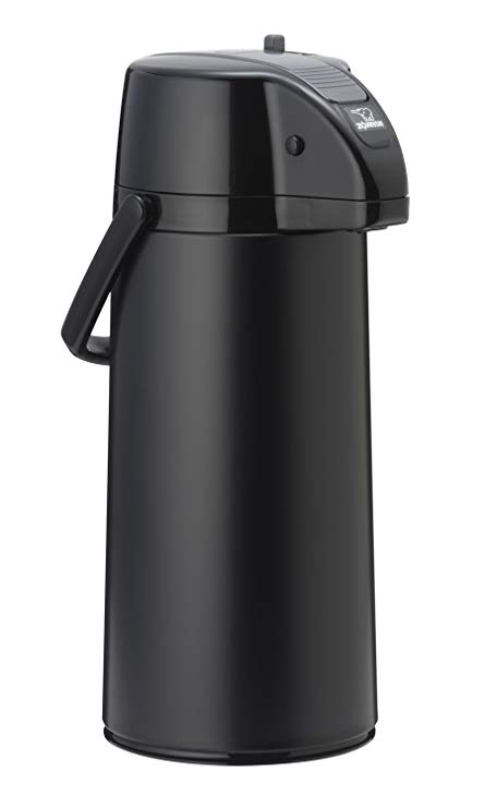 Zojirushi AASB-22BBE Premier Air Pot Beverage Dispenser, Matte Black