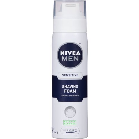 Nivea For Men Sensitve Shaving Foam -- 87 oz