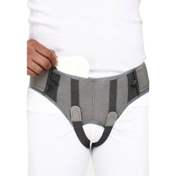 Hernia Belt Support Truss with Special Foam Pads - Superior comfort and Adjustable Pressure - Medium