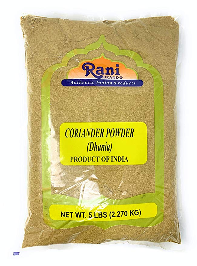 Rani Coriander Ground Powder (Indian Dhania) Spice 5lbs (80oz) Bulk ~ All Natural, Salt-Free | Vegan | No Colors | Gluten Free Ingredients | NON-GMO | Indian Origin