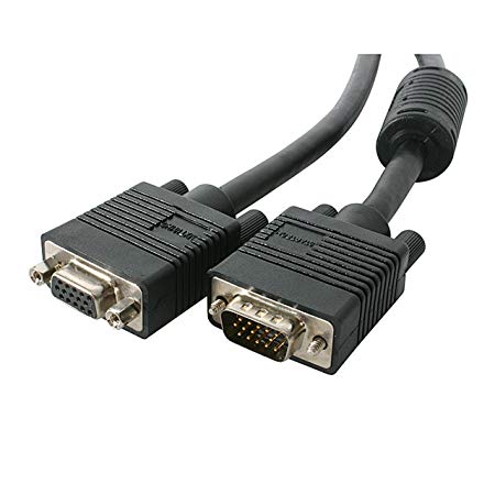 StarTech.com 6 ft Coax High Resolution VGA Monitor Extension Cable - HD15 M/F - 6ft VGA Extension Cable (MXT101HQ)