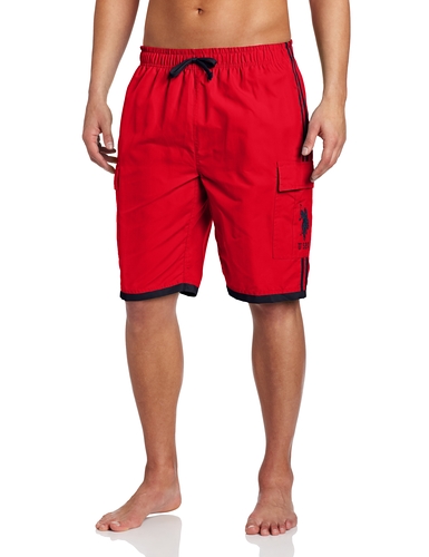 U.S. Polo Assn. Men's Side-Stripe Cargo Short with Pony Logo