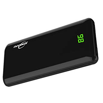 Compact Portable Phone Charger 24000mAh 2-Port External Battery Pack with USB Type C and Led Display Power Bank for iPhone iPad Samsung Galaxy Tablet and More