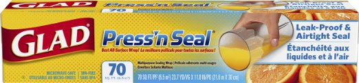 Glad Press'n Seal Wrap, 70 Square Foot Roll