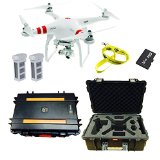DJI Phantom 2 Vision Quadcopter with FPV Hdra Hprc Case with Wheels 32GB Micro SD and 3-axis Gimbal and Hd Camera