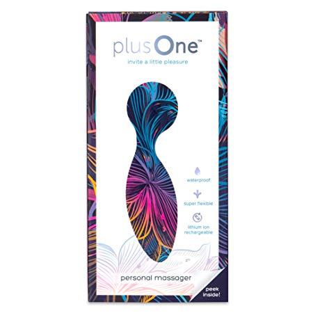 PlusOne Personal Massager, Premium Periwinkle, 5.8 Ounce