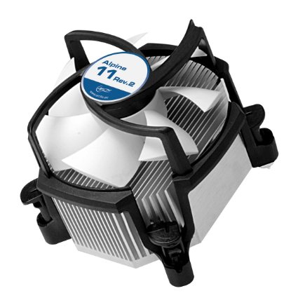 ARCTIC Alpine 11 Rev. 2 CPU Cooler - Intel, Supports Multiple Sockets, 92mm PWM Fan at 23dBA