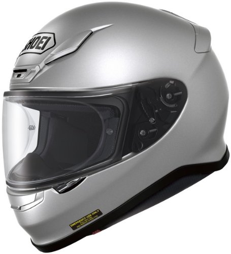 Shoei Metallic RF-1200 Street Racing Motorcycle Helmet - Light Silver / X-Large