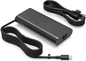 130W Type-C Charger Fit for Dell XPS 15 9500 9575 17 9700 Latitude 7410 7310 7210 9410 9510 5420 5520 5320 5510 5310 5410 2 in 1 Precision 5750 3560 3550 Laptop Power Supply Adapter Cord