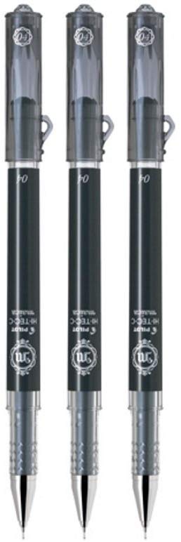 Pilot Hi-Tec-C Maica Gel Ink Ballpoint Pen, Black 0.3 mm, 3 Pack (Japan import)