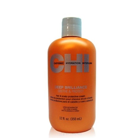 CHI Deep Brilliance Soothe and Protect Cream, 12 fl. Oz .