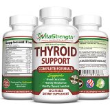 Premium Thyroid Support - Complete Formula to Help Weight Loss and Improve Energy with Iodine Bladderwrack Kelp B12 and More -Best Thyroid Supplements for Hypothyroidism and Alternative to Armour Thyroid