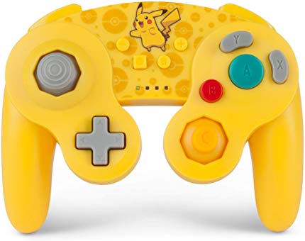 PowerA Pokemon Wireless GameCube Style Controller for Nintendo Switch - Pikachu