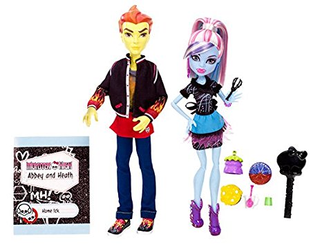 Monster High Home Ick Abbey Bominable & Heath Burns 2-Pack